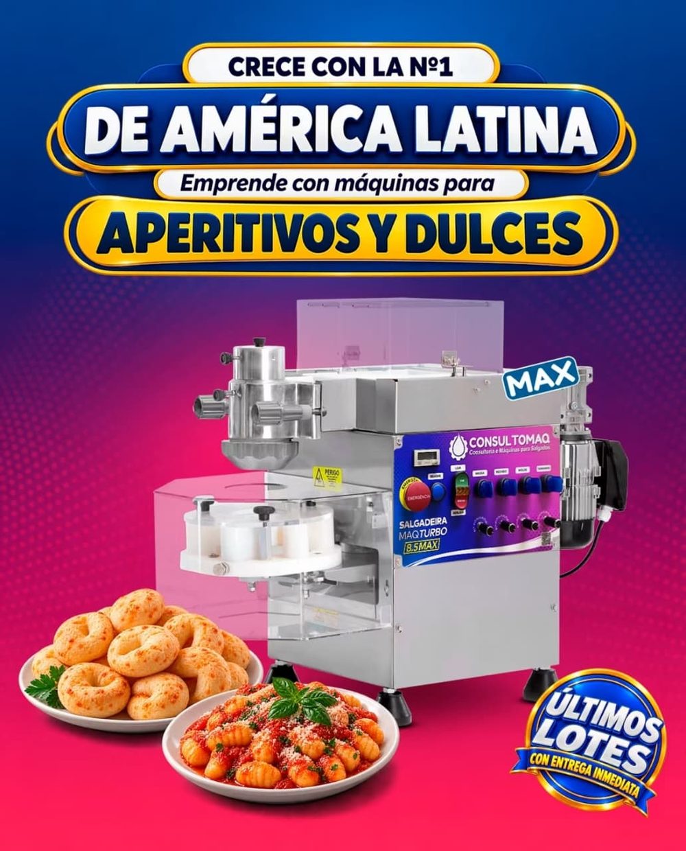 Máquinas para aperitivos y dulces