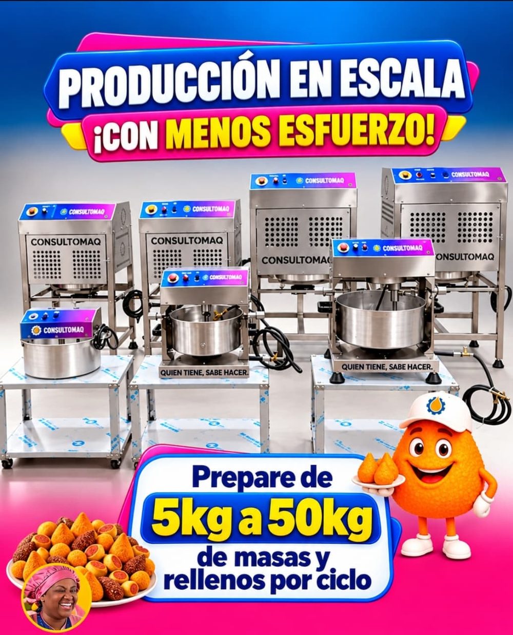 De 5 a 50 kg por ciclo